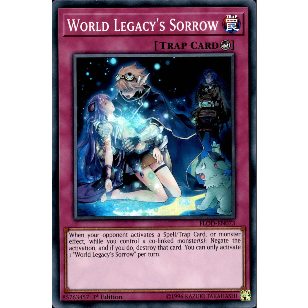 World Legacy's Sorrow FLOD-EN073 Yu-Gi-Oh! Card from the Flames of Destruction Set