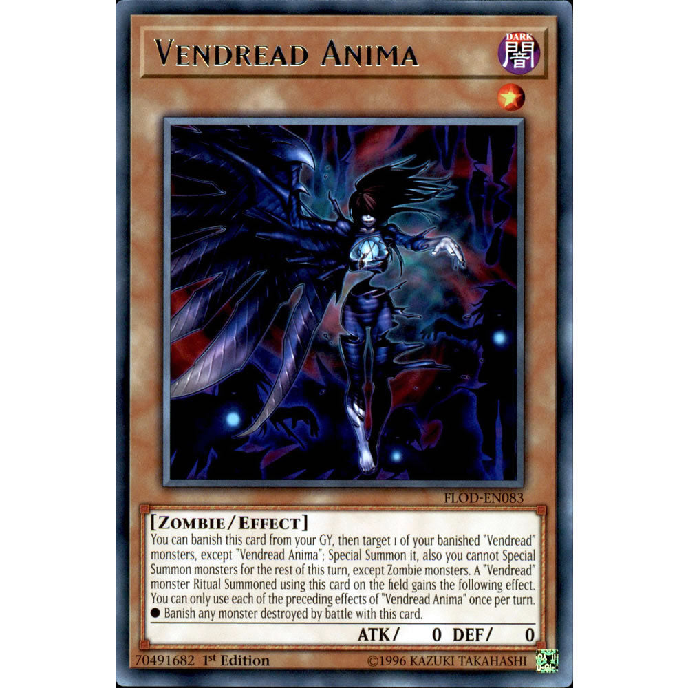 Vendread Anima FLOD-EN083 Yu-Gi-Oh! Card from the Flames of Destruction Set