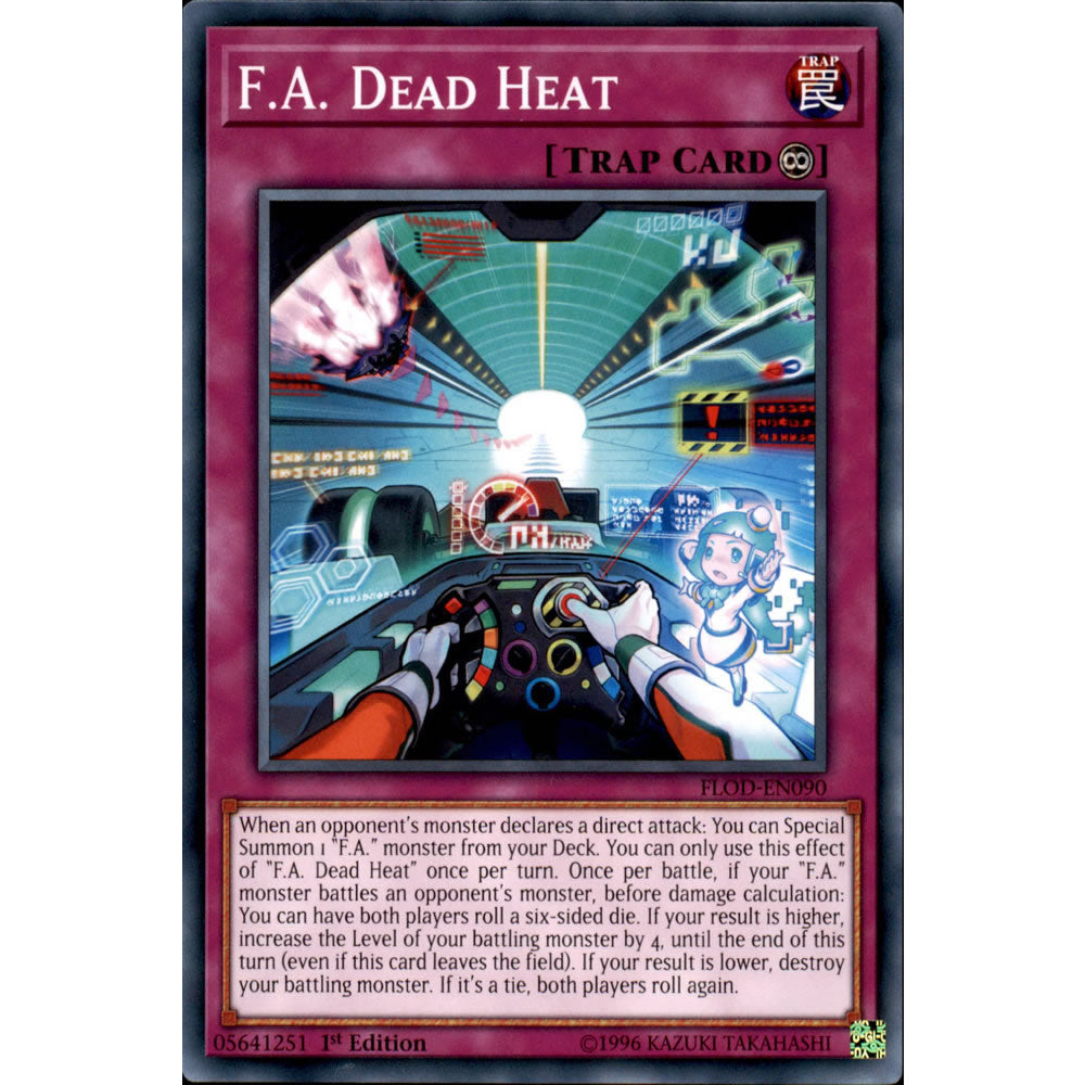 F.A. Dead Heat FLOD-EN090 Yu-Gi-Oh! Card from the Flames of Destruction Set