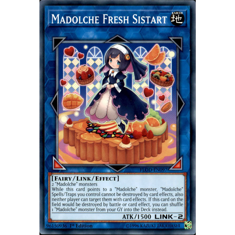 Madolche Fresh Sistart FLOD-EN097 Yu-Gi-Oh! Card from the Flames of Destruction Set