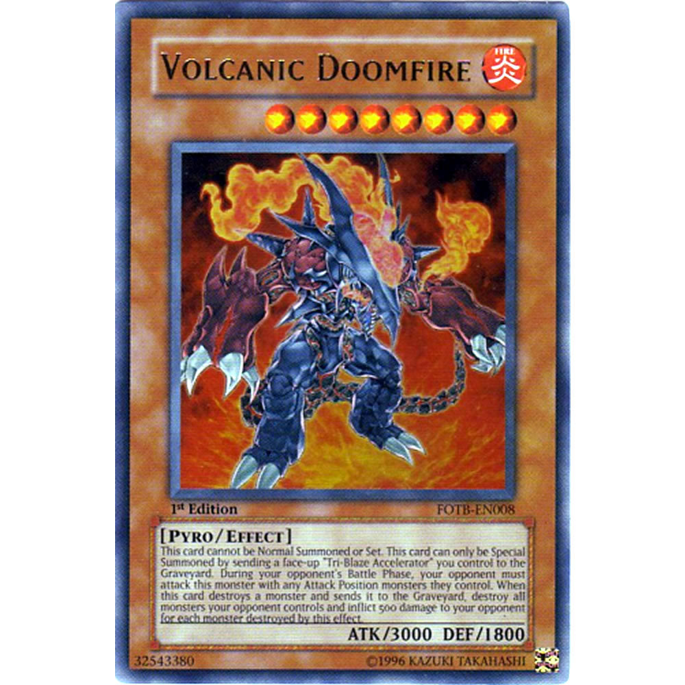Volcanic Doomfire FOTB-EN008 Yu-Gi-Oh! Card from the Force of the Breaker Set