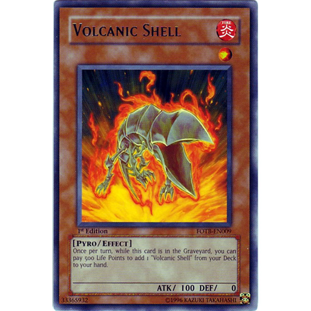 Volcanic Shell FOTB-EN009 Yu-Gi-Oh! Card from the Force of the Breaker Set