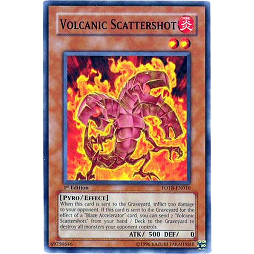 Volcanic Scattershot FOTB-EN010 Yu-Gi-Oh! Card from the Force of the Breaker Set