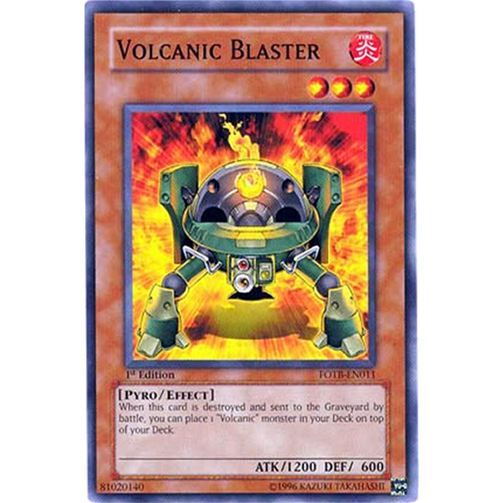 Volcanic Blaster FOTB-EN011 Yu-Gi-Oh! Card from the Force of the Breaker Set