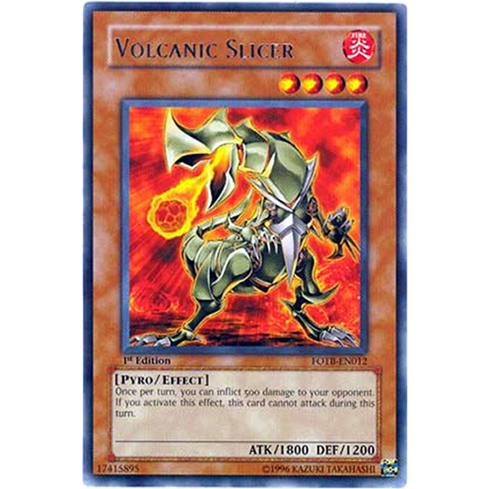 Volcanic Slicer FOTB-EN012 Yu-Gi-Oh! Card from the Force of the Breaker Set