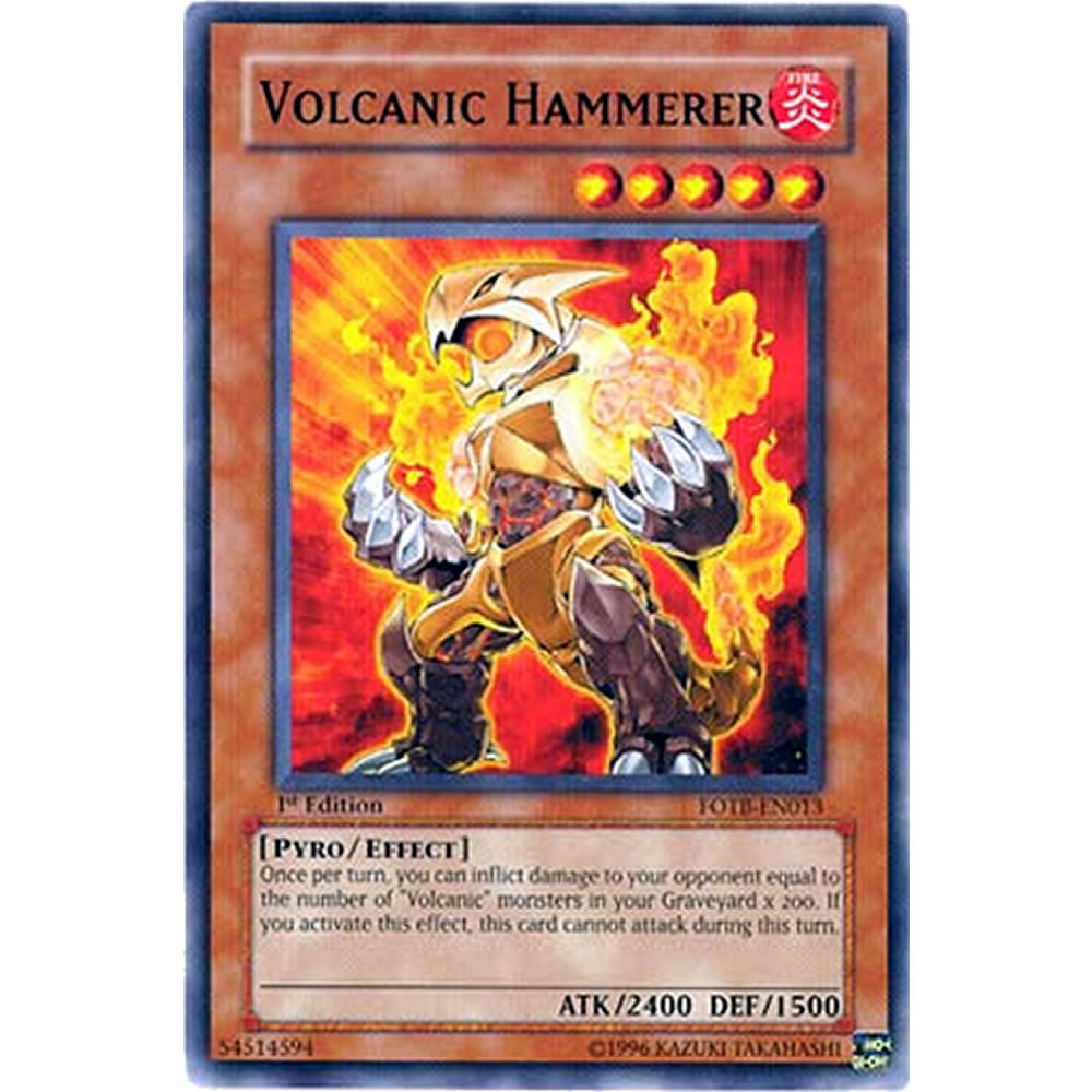 Volcanic Hammerer FOTB-EN013 Yu-Gi-Oh! Card from the Force of the Breaker Set