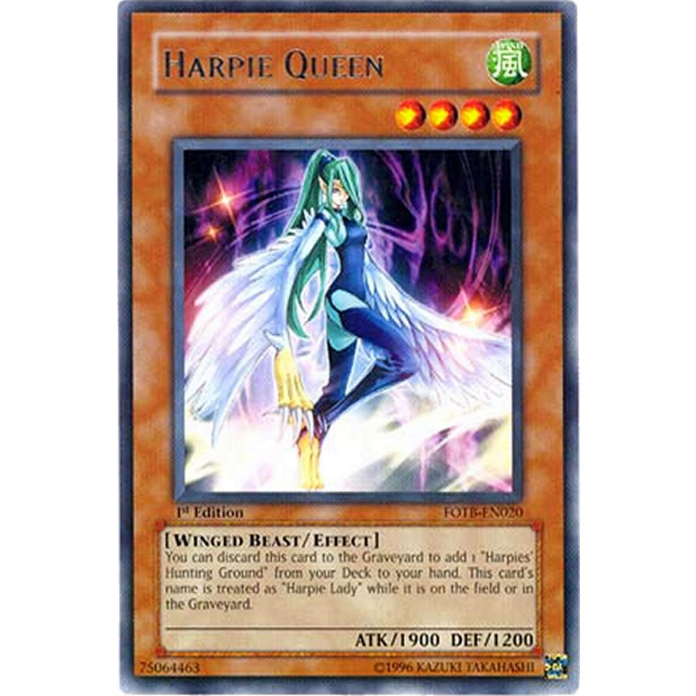 Harpie Queen FOTB-EN020 Yu-Gi-Oh! Card from the Force of the Breaker Set