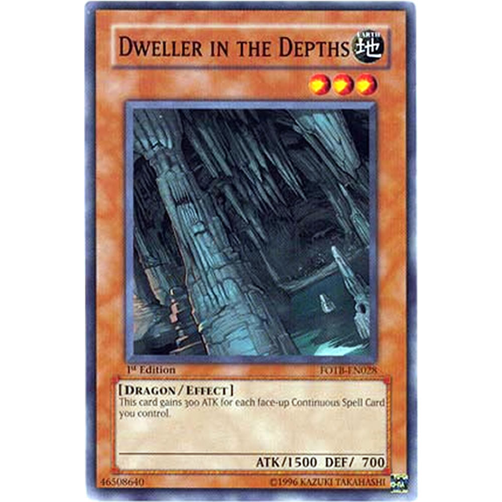 Dweller in the Depths FOTB-EN028 Yu-Gi-Oh! Card from the Force of the Breaker Set