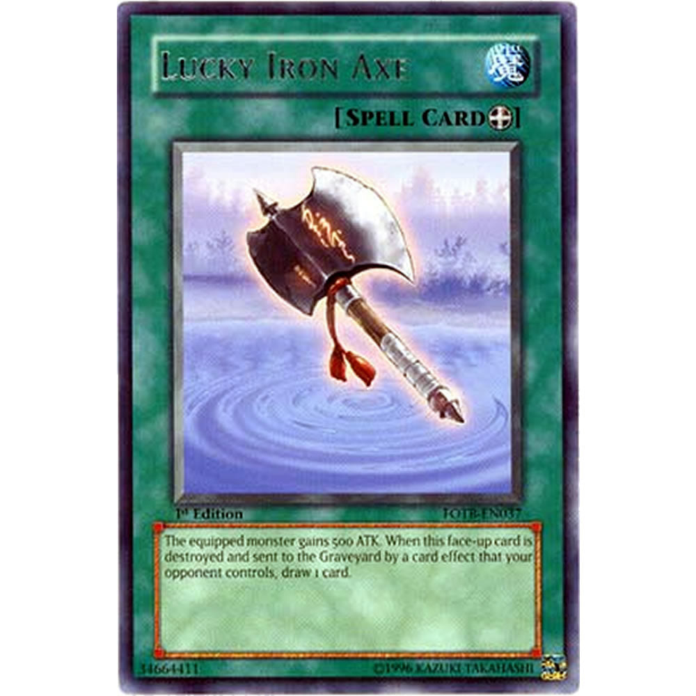 Lucky Iron Axe FOTB-EN037 Yu-Gi-Oh! Card from the Force of the Breaker Set