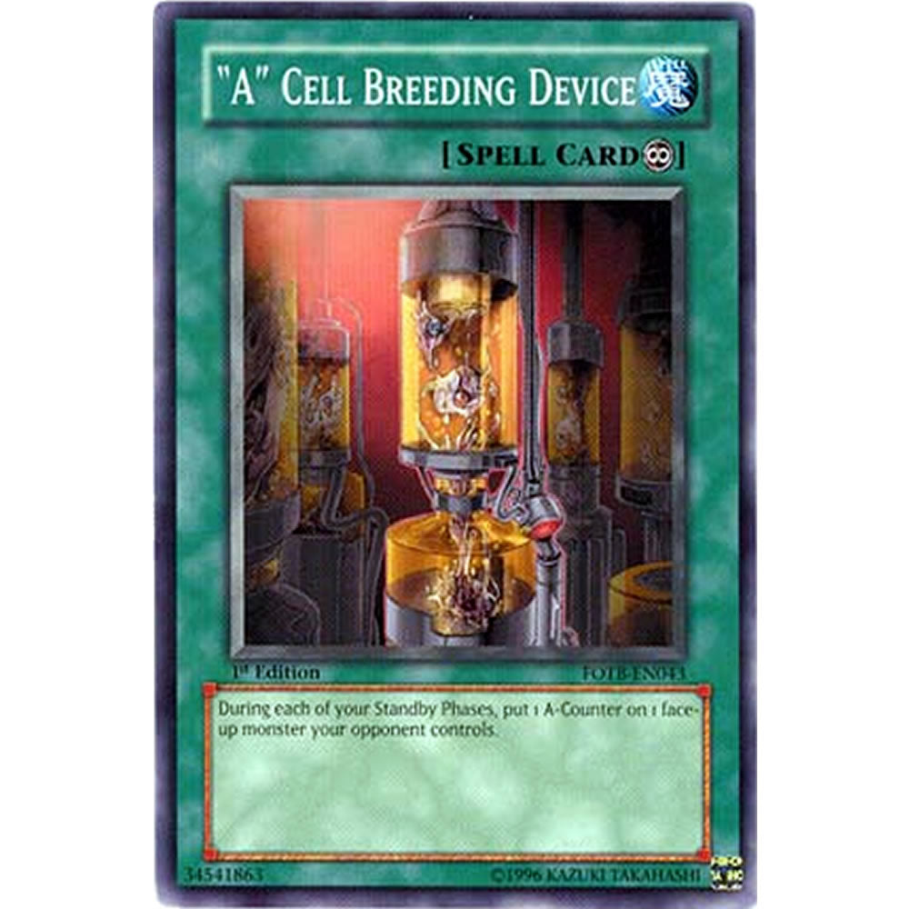 "A" Cell Breeding Device FOTB-EN043 Yu-Gi-Oh! Card from the Force of the Breaker Set