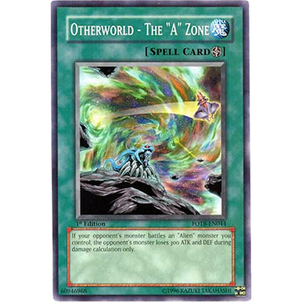 Otherworld - The "A" Zone FOTB-EN044 Yu-Gi-Oh! Card from the Force of the Breaker Set