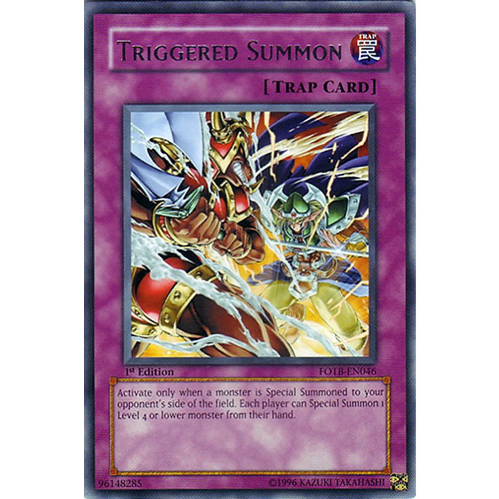 Triggered Summon FOTB-EN046 Yu-Gi-Oh! Card from the Force of the Breaker Set