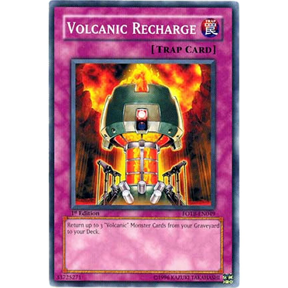 Volcanic Recharge FOTB-EN049 Yu-Gi-Oh! Card from the Force of the Breaker Set