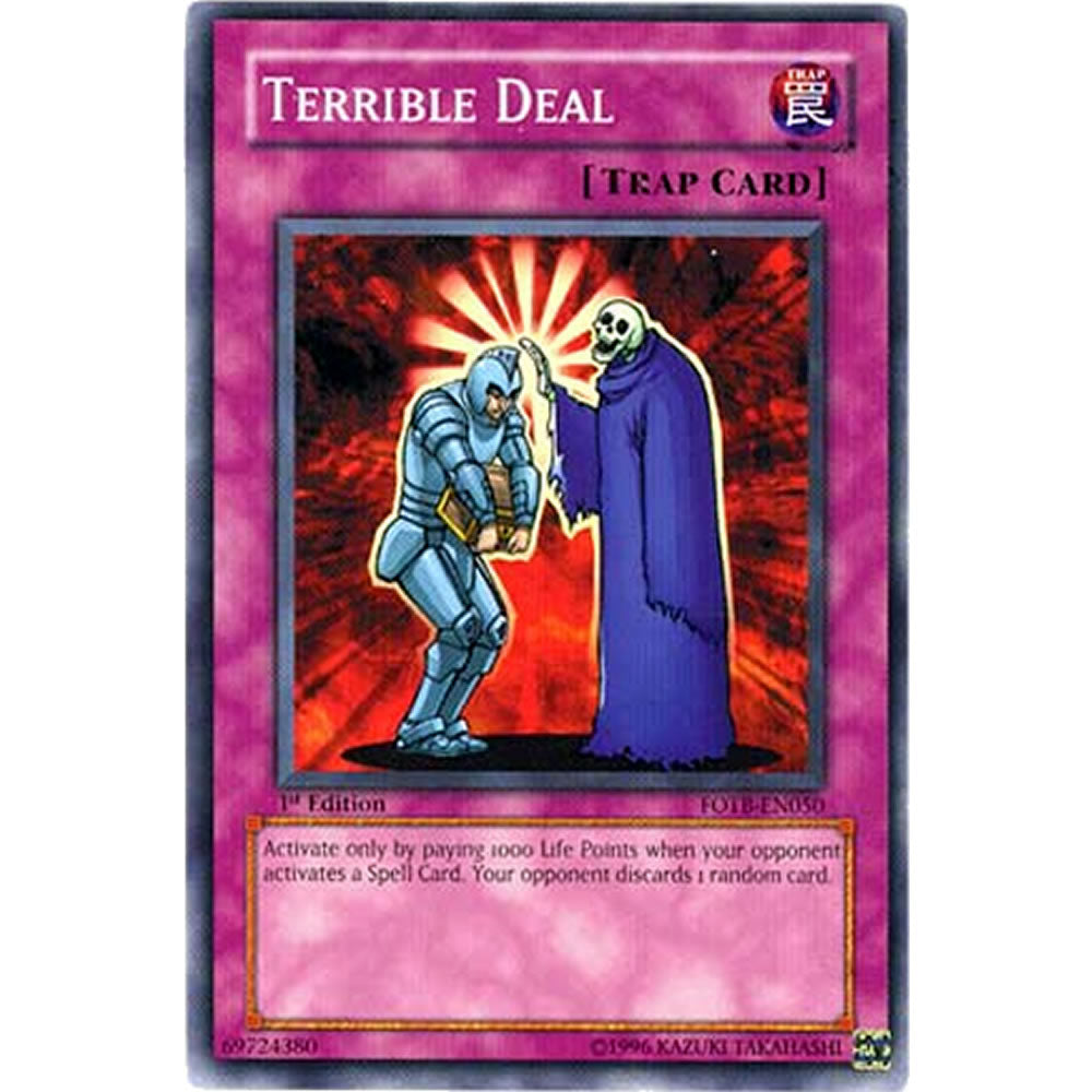 Terrible Deal FOTB-EN050 Yu-Gi-Oh! Card from the Force of the Breaker Set