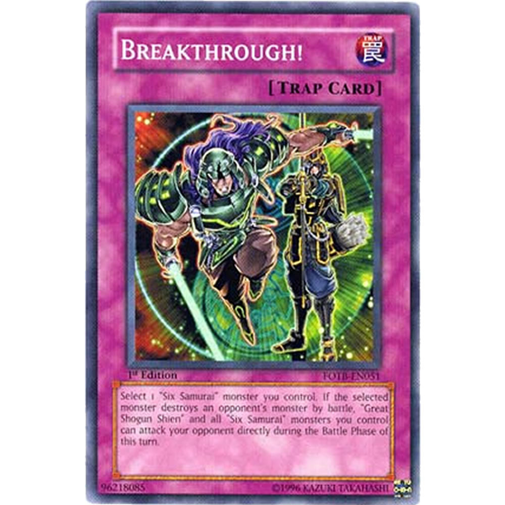 Breakthrough! FOTB-EN051 Yu-Gi-Oh! Card from the Force of the Breaker Set