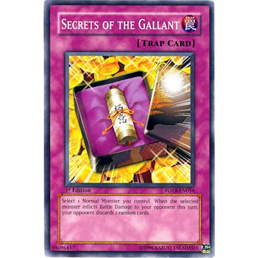 Secrets of the Gallant FOTB-EN054 Yu-Gi-Oh! Card from the Force of the Breaker Set