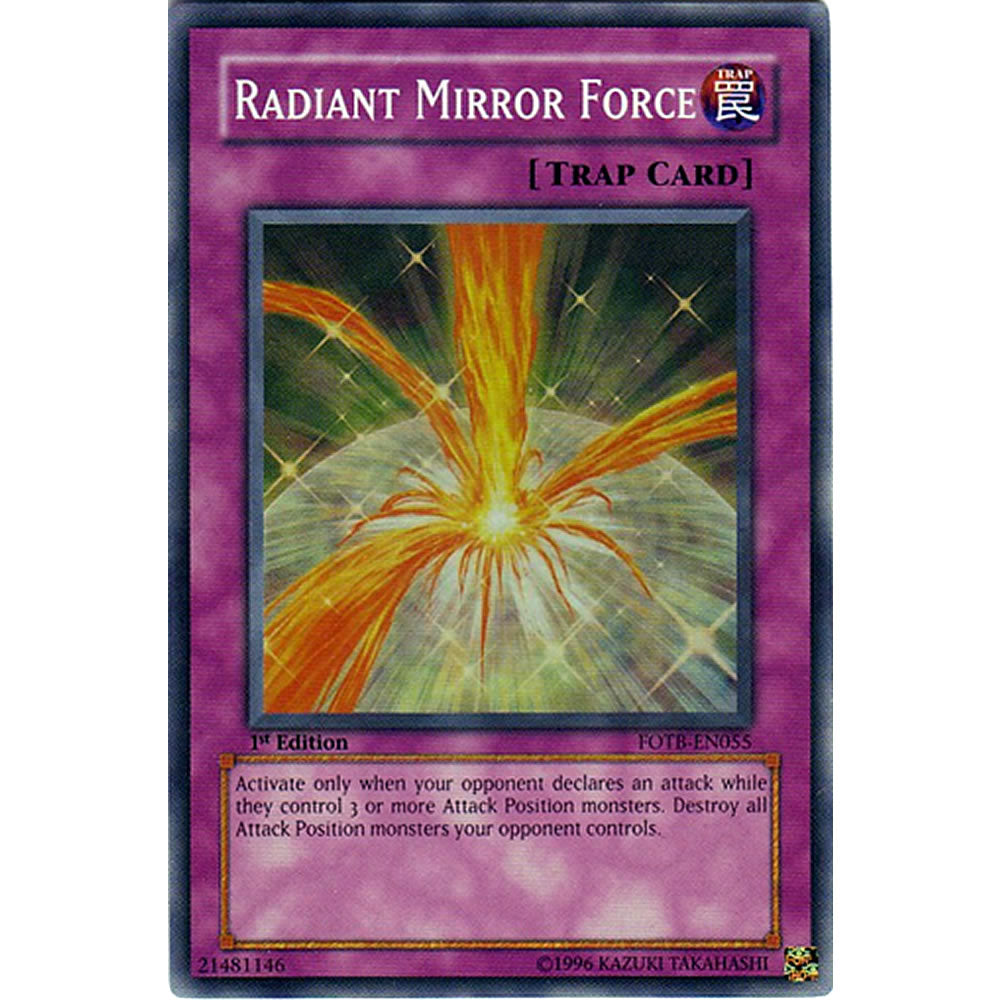 Radiant Mirror Force FOTB-EN055 Yu-Gi-Oh! Card from the Force of the Breaker Set