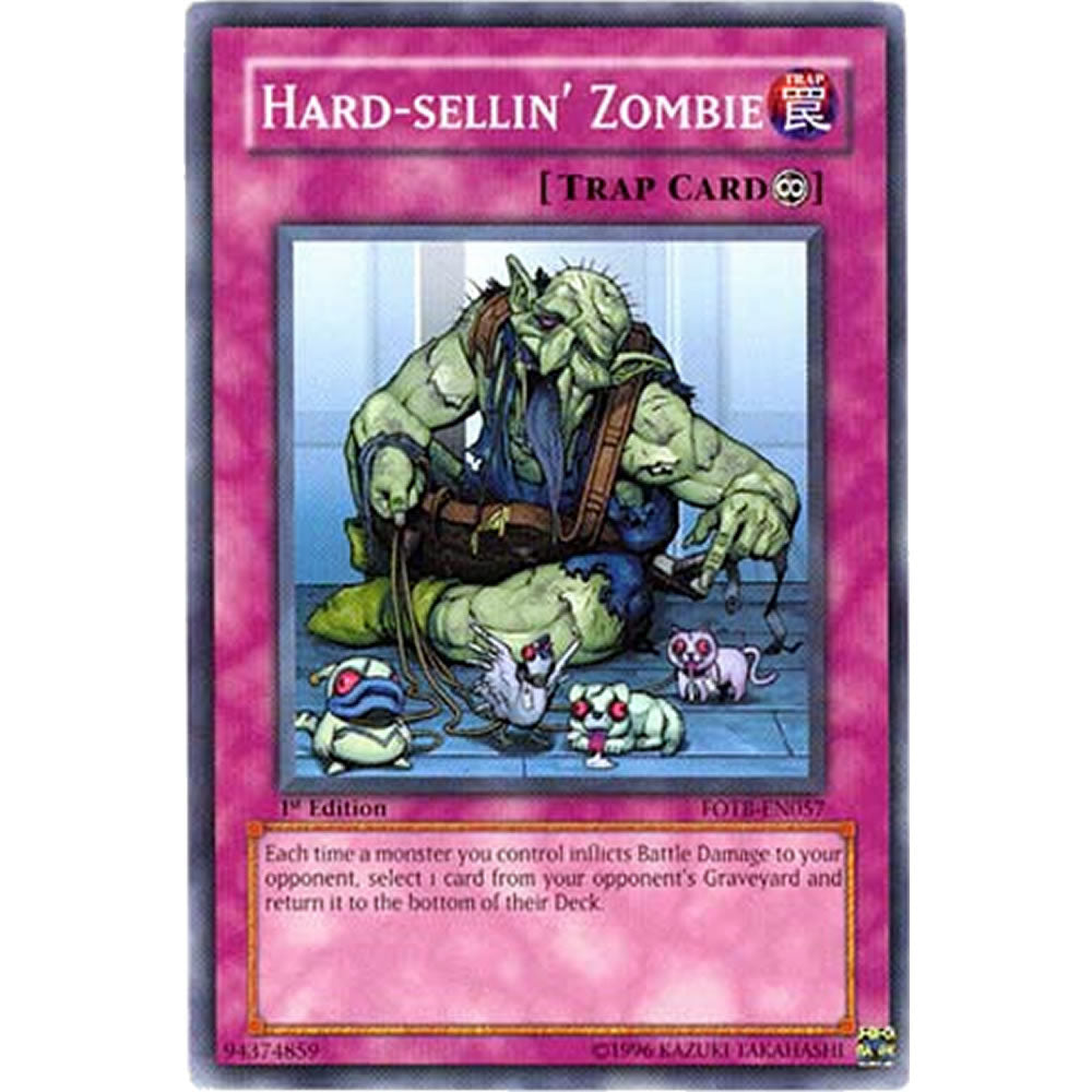 Hard-sellin' Zombie FOTB-EN057 Yu-Gi-Oh! Card from the Force of the Breaker Set