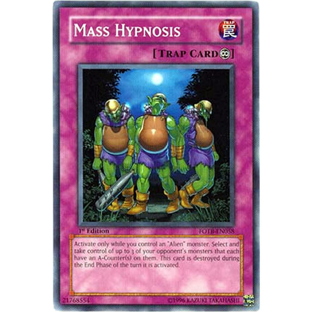 Mass Hypnosis FOTB-EN058 Yu-Gi-Oh! Card from the Force of the Breaker Set