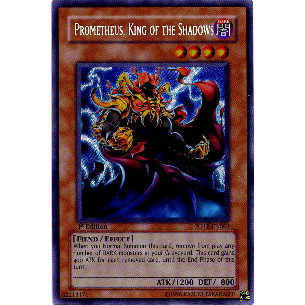 Prometheus, King of the Shadows FOTB-EN063 Yu-Gi-Oh! Card from the Force of the Breaker Set