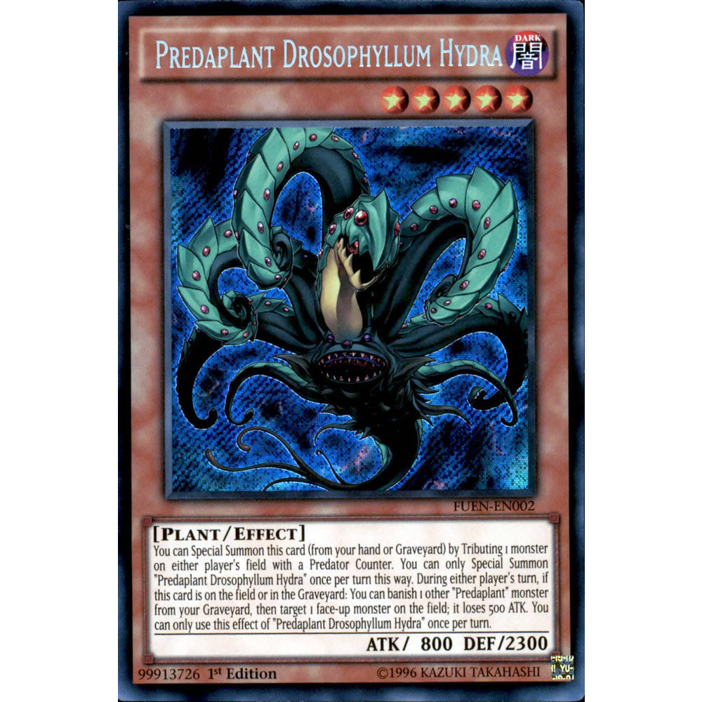 Predaplant Drosophyllum Hydra FUEN-EN002 Yu-Gi-Oh! Card from the Fusion Enforcers Set
