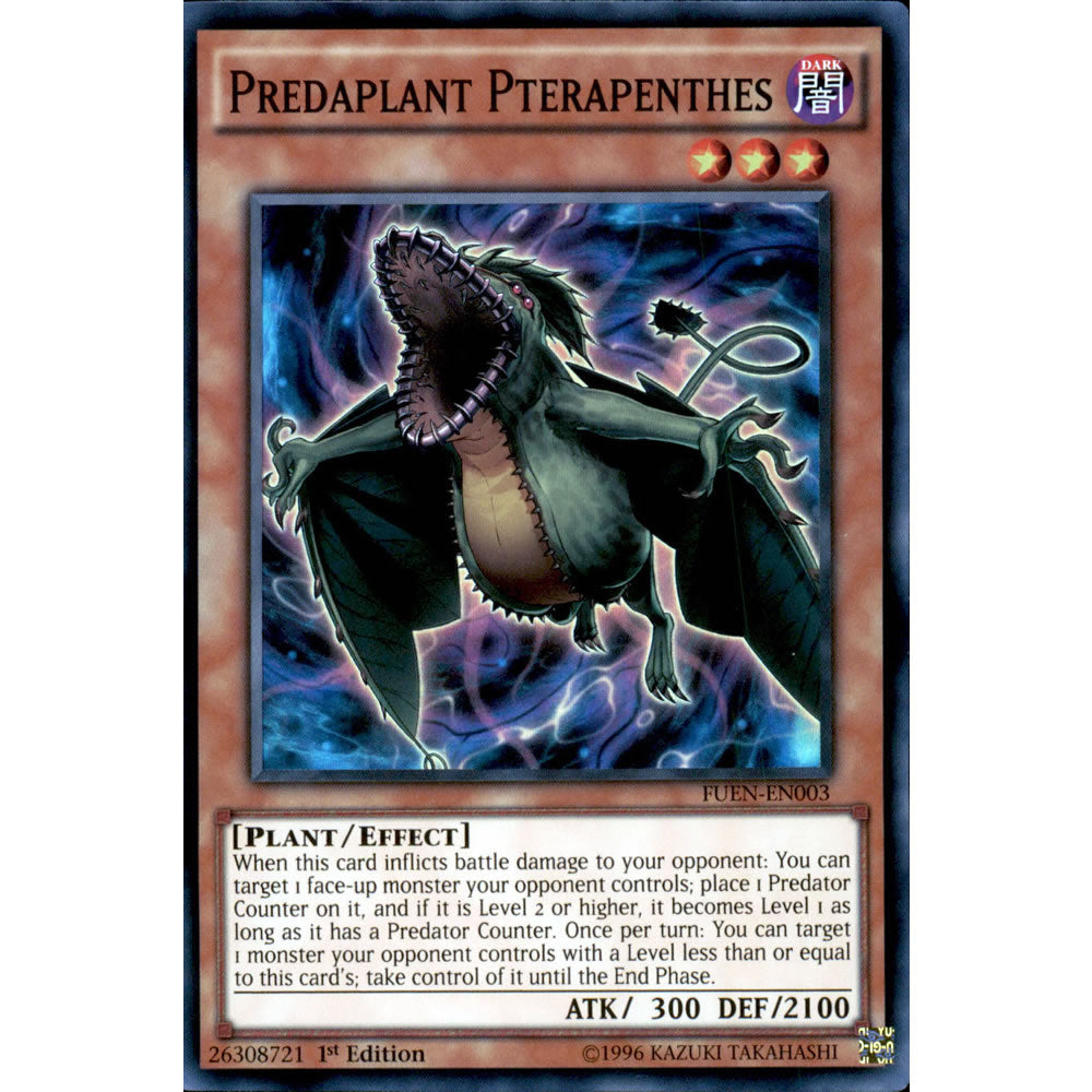 Predaplant Pterapenthes FUEN-EN003 Yu-Gi-Oh! Card from the Fusion Enforcers Set