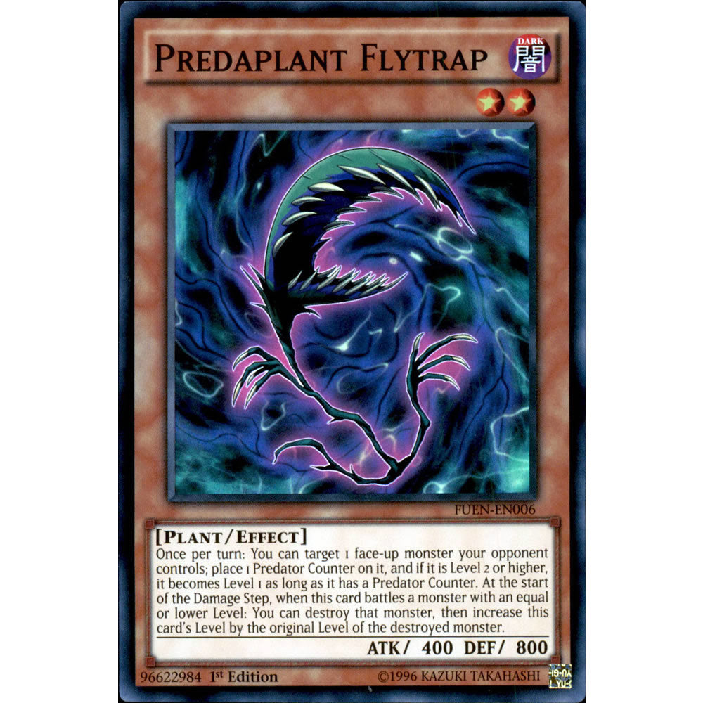 Predaplant Flytrap FUEN-EN006 Yu-Gi-Oh! Card from the Fusion Enforcers Set