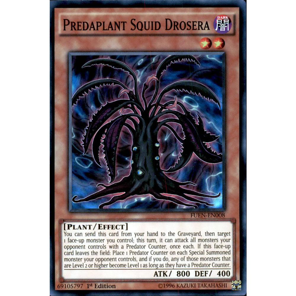 Predaplant Squid Drosera FUEN-EN008 Yu-Gi-Oh! Card from the Fusion Enforcers Set