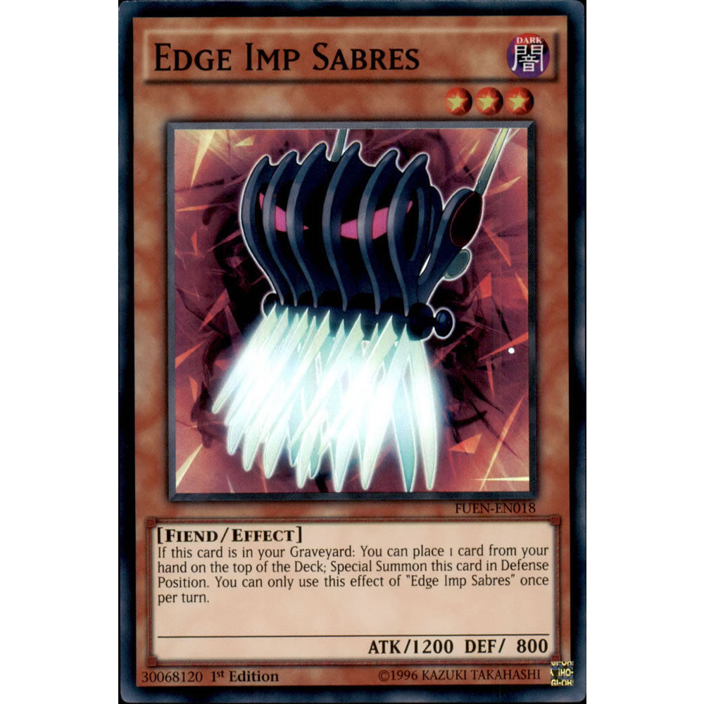 Edge Imp Sabres FUEN-EN018 Yu-Gi-Oh! Card from the Fusion Enforcers Set