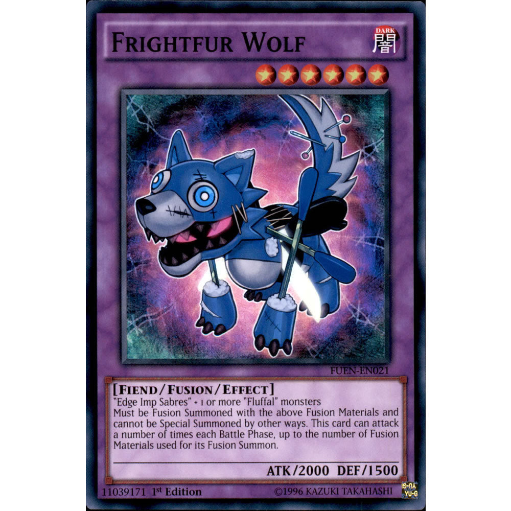 Frightfur Wolf FUEN-EN021 Yu-Gi-Oh! Card from the Fusion Enforcers Set
