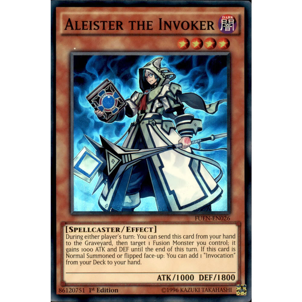 Aleister the Invoker FUEN-EN026 Yu-Gi-Oh! Card from the Fusion Enforcers Set