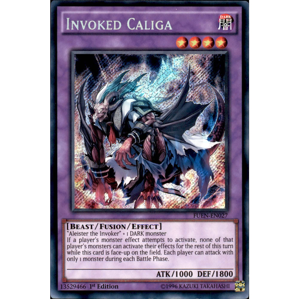 Invoked Caliga FUEN-EN027 Yu-Gi-Oh! Card from the Fusion Enforcers Set