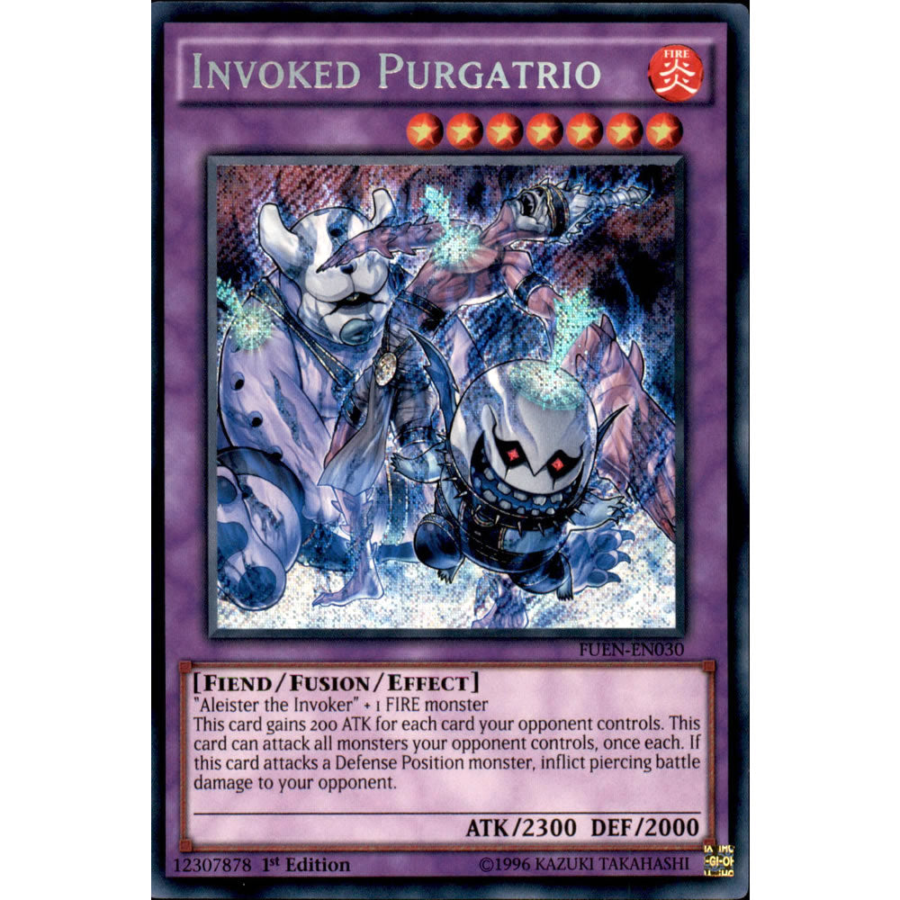 Invoked Purgatrio FUEN-EN030 Yu-Gi-Oh! Card from the Fusion Enforcers Set