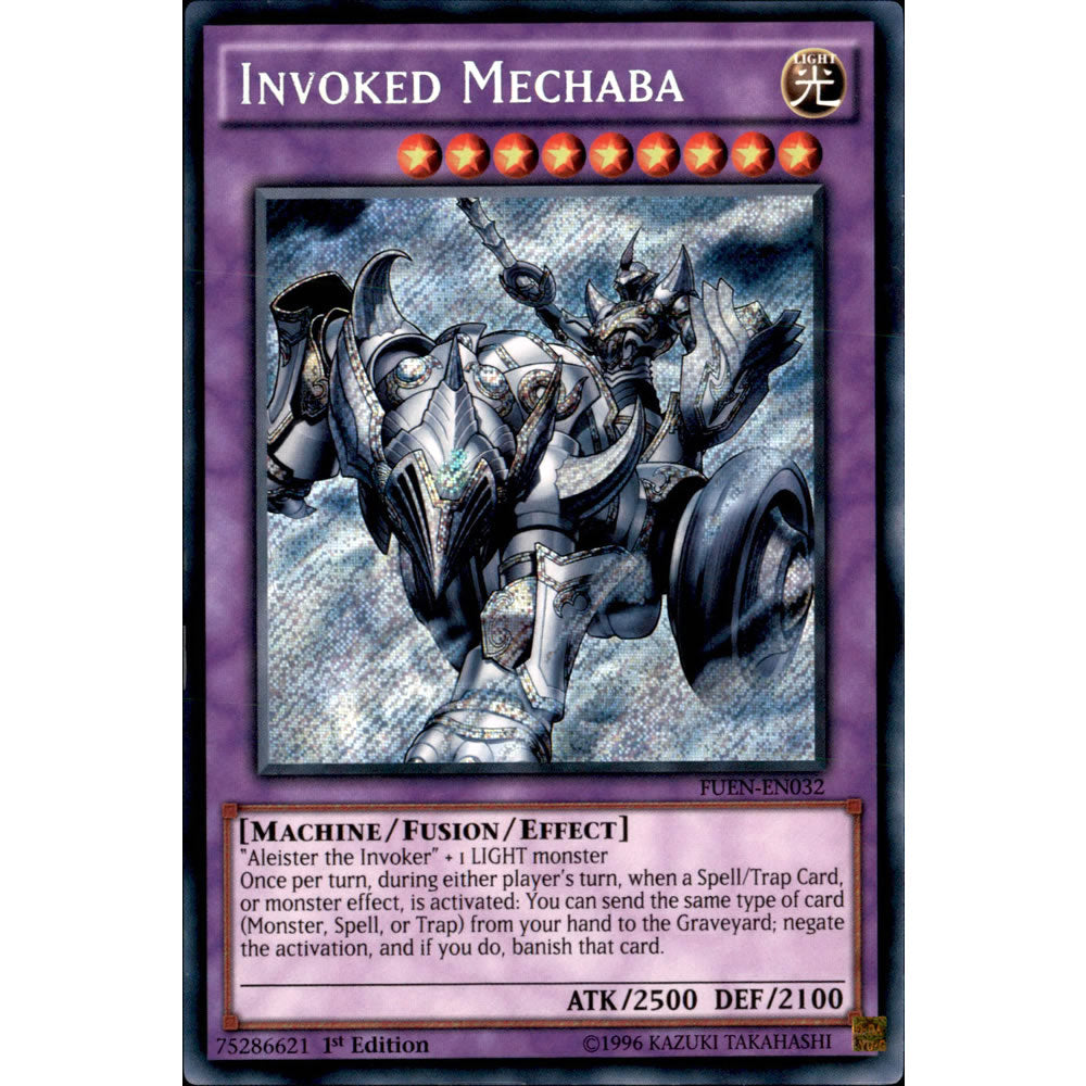 Invoked Mechaba FUEN-EN032 Yu-Gi-Oh! Card from the Fusion Enforcers Set