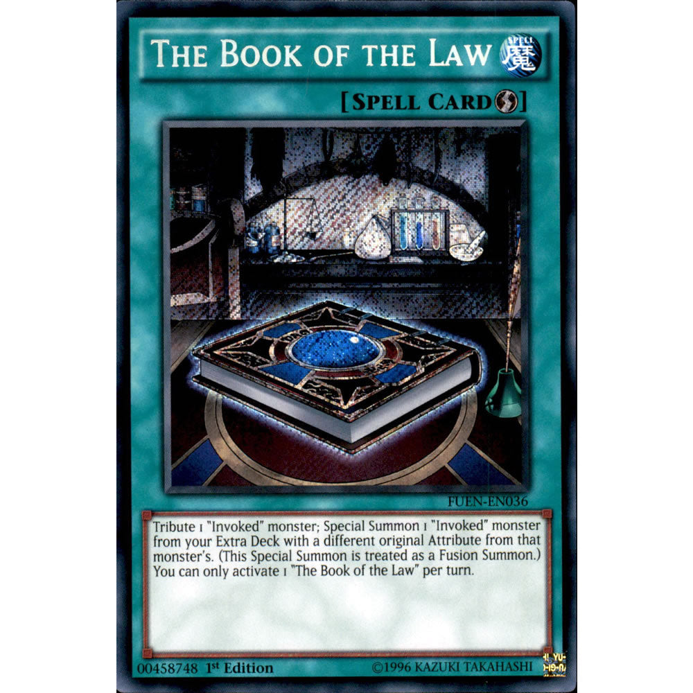 The Book of the Law FUEN-EN036 Yu-Gi-Oh! Card from the Fusion Enforcers Set