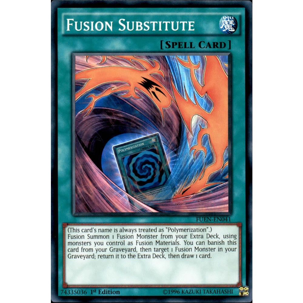 Fusion Substitute FUEN-EN041 Yu-Gi-Oh! Card from the Fusion Enforcers Set