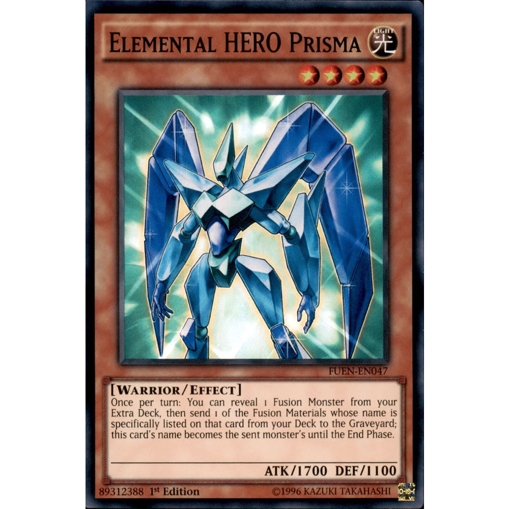 Elemental HERO Prisma FUEN-EN047 Yu-Gi-Oh! Card from the Fusion Enforcers Set