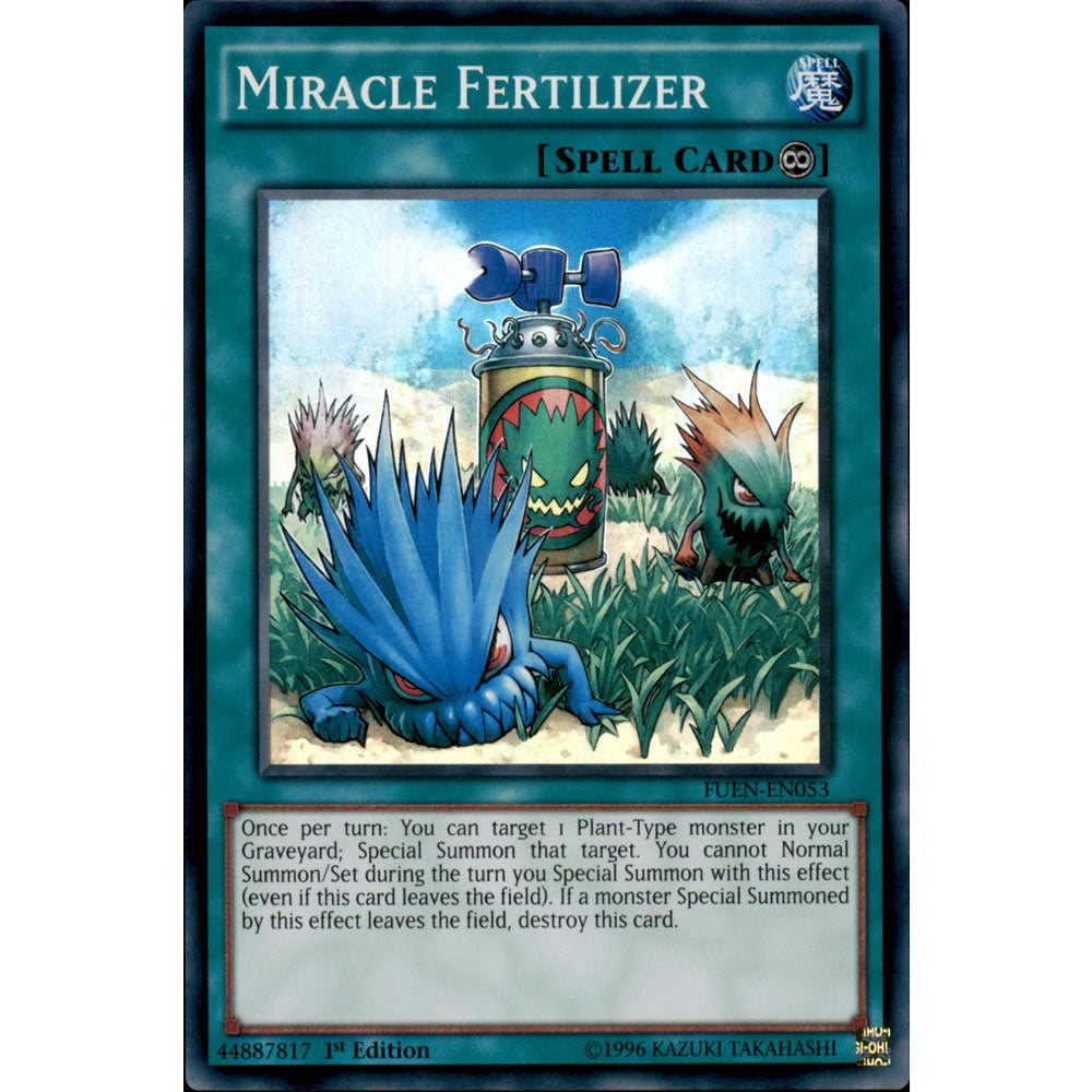 Miracle Fertilizer FUEN-EN053 Yu-Gi-Oh! Card from the Fusion Enforcers Set
