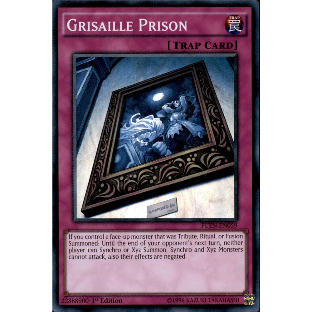 Grisaille Prison FUEN-EN059 Yu-Gi-Oh! Card from the Fusion Enforcers Set