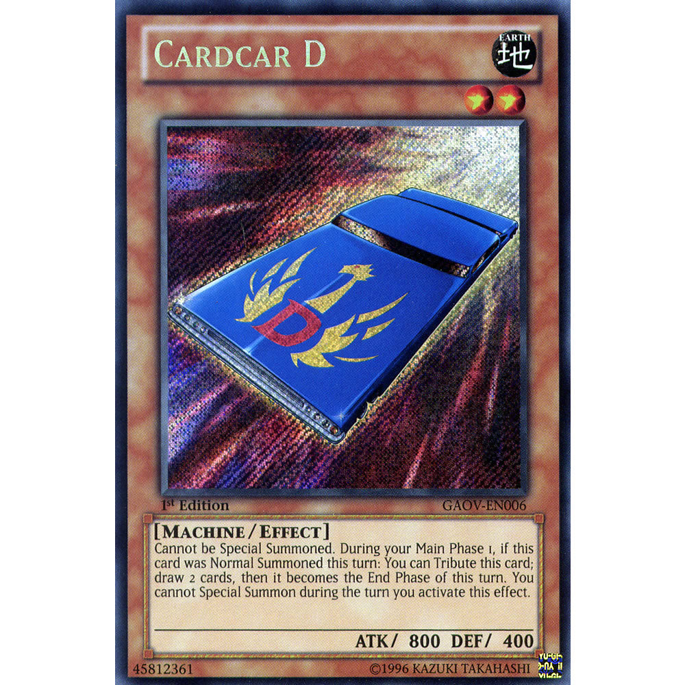 Cardcar D GAOV-EN006 Yu-Gi-Oh! Card from the Galactic Overlord Set