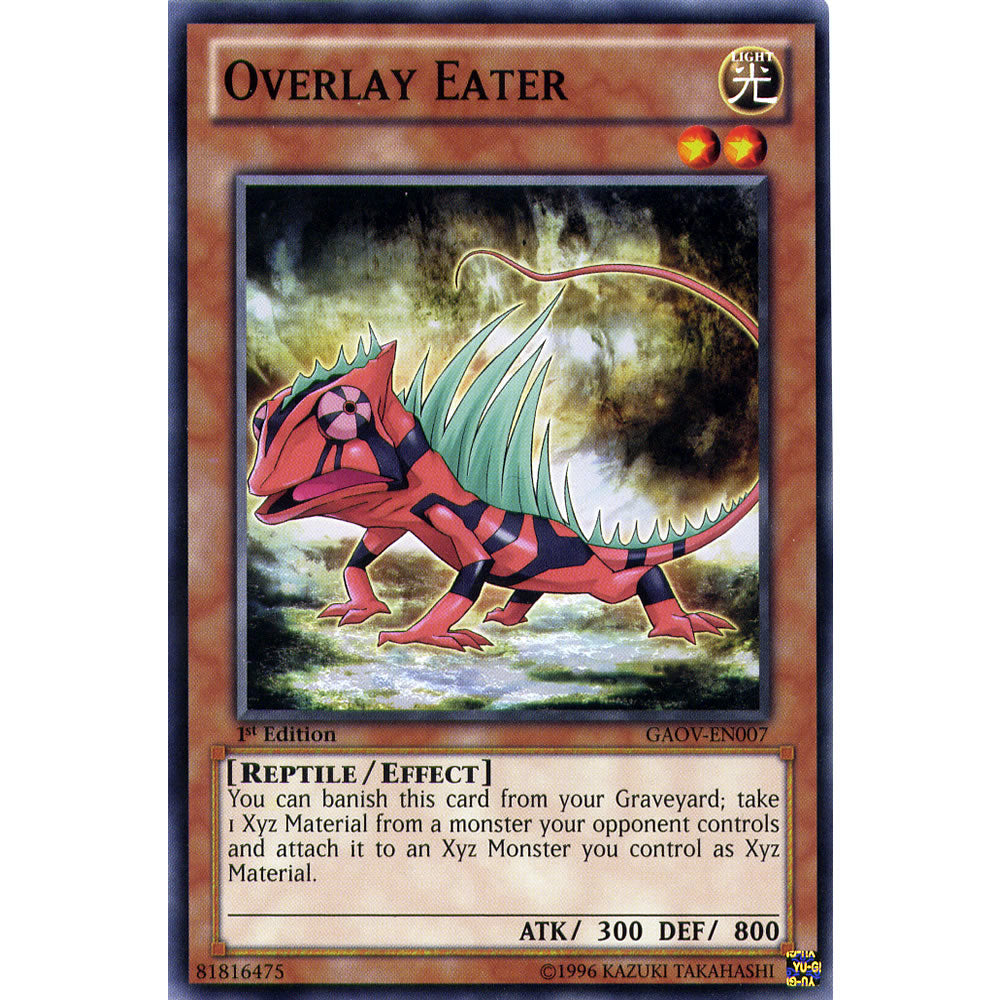 Overlay Eater GAOV-EN007 Yu-Gi-Oh! Card from the Galactic Overlord Set