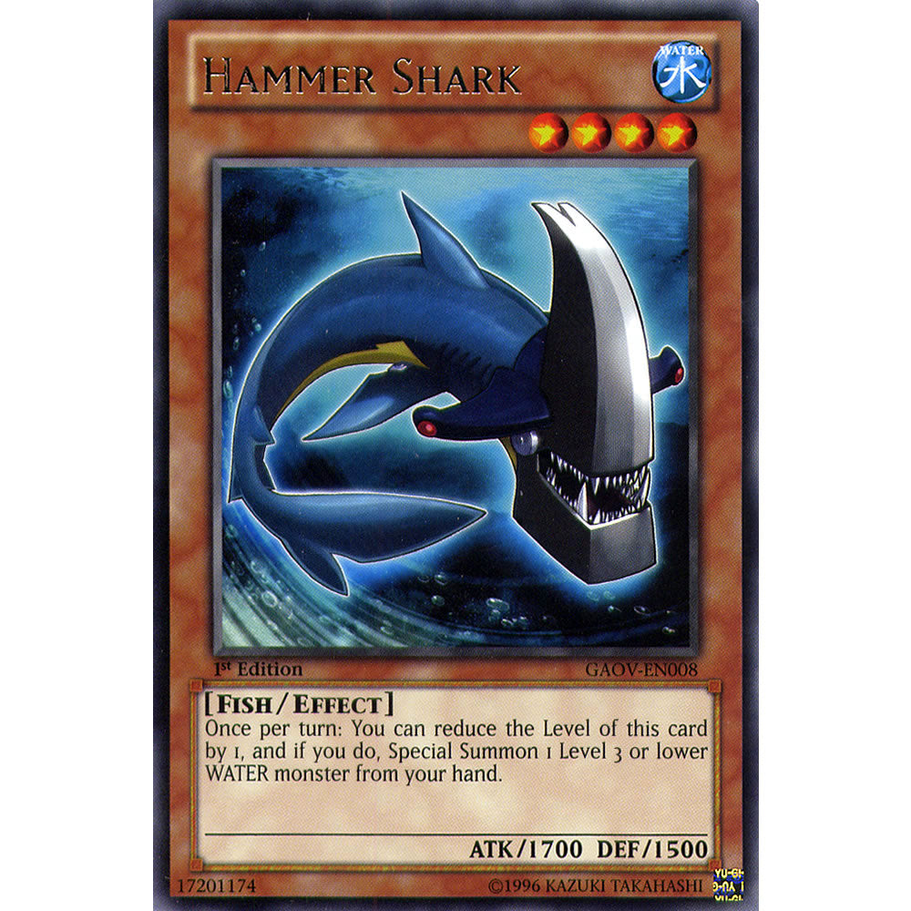 Hammer Shark GAOV-EN008 Yu-Gi-Oh! Card from the Galactic Overlord Set