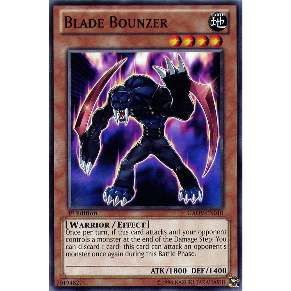 Blade Bounzer GAOV-EN010 Yu-Gi-Oh! Card from the Galactic Overlord Set
