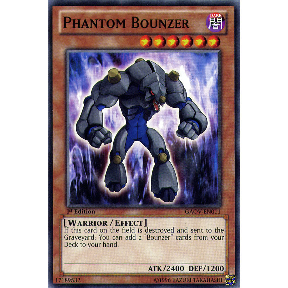 Phantom Bounzer GAOV-EN011 Yu-Gi-Oh! Card from the Galactic Overlord Set