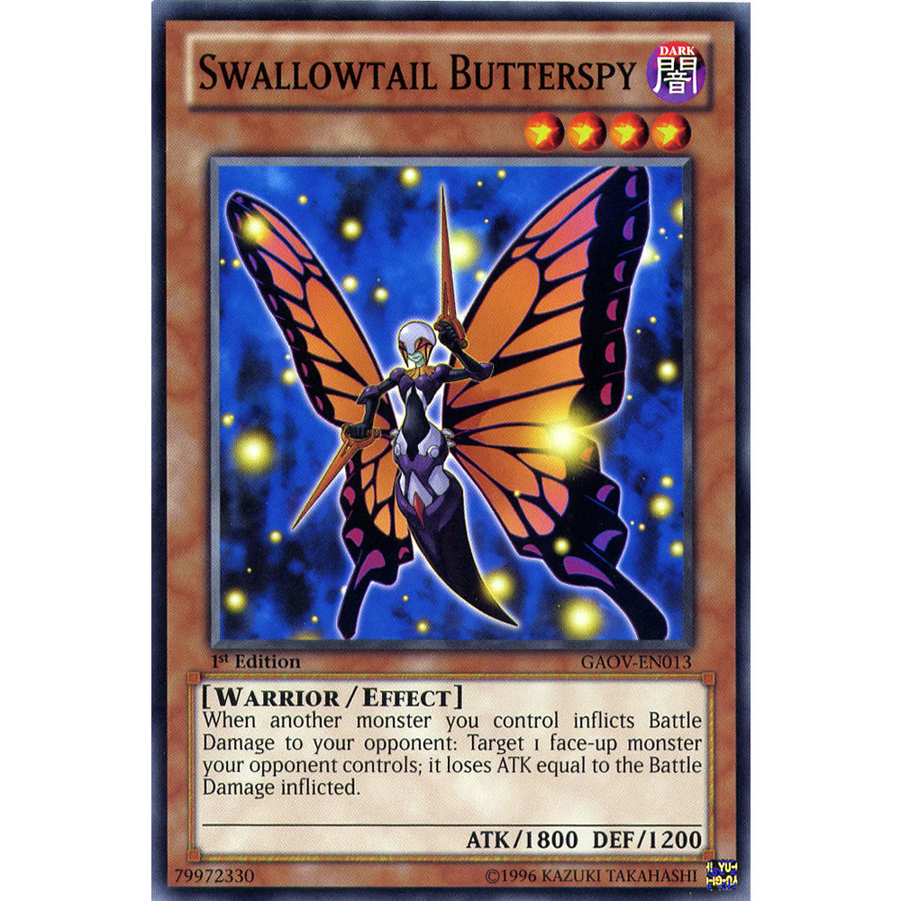 Swallowtail Butterspy GAOV-EN013 Yu-Gi-Oh! Card from the Galactic Overlord Set