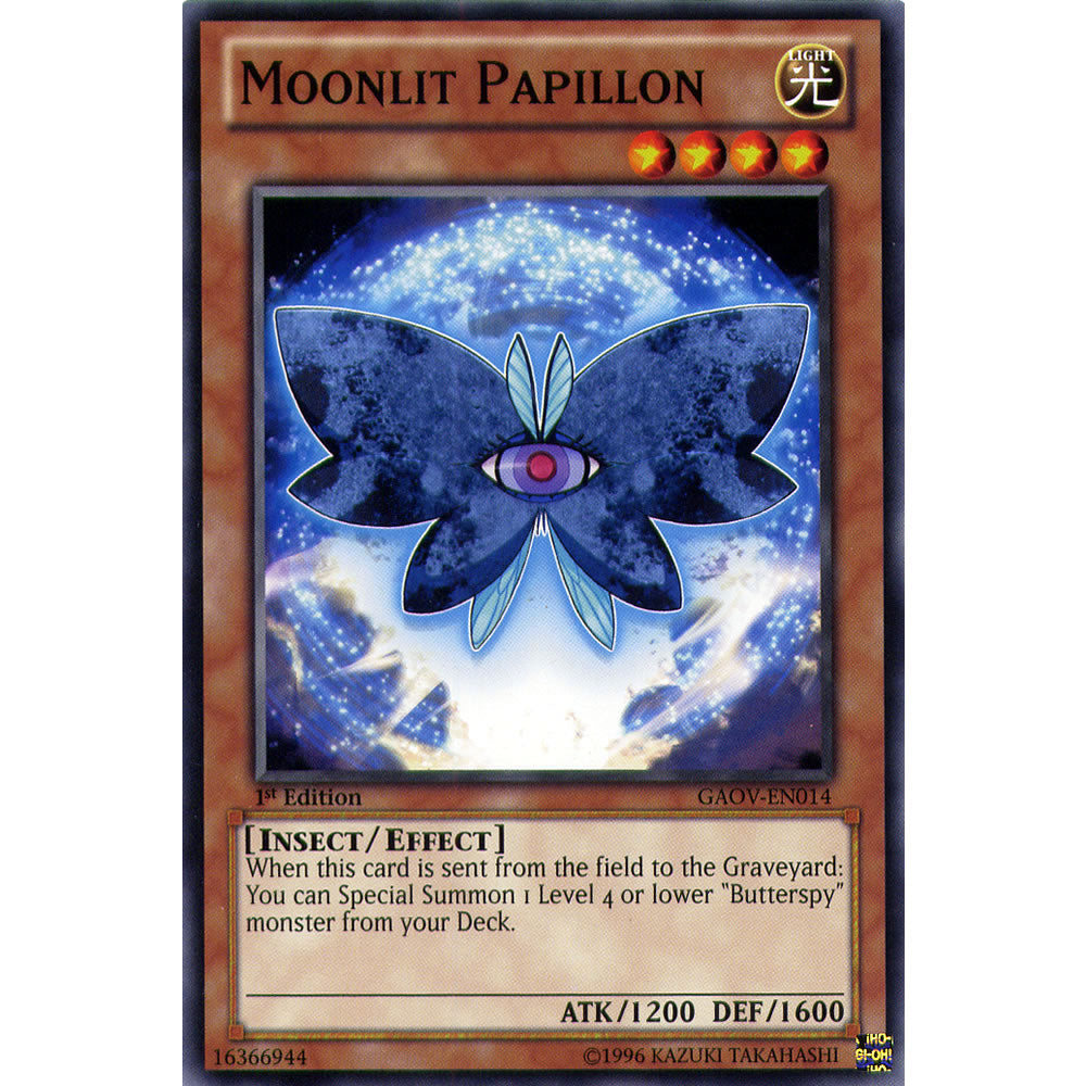 Moonlit Papillon GAOV-EN014 Yu-Gi-Oh! Card from the Galactic Overlord Set
