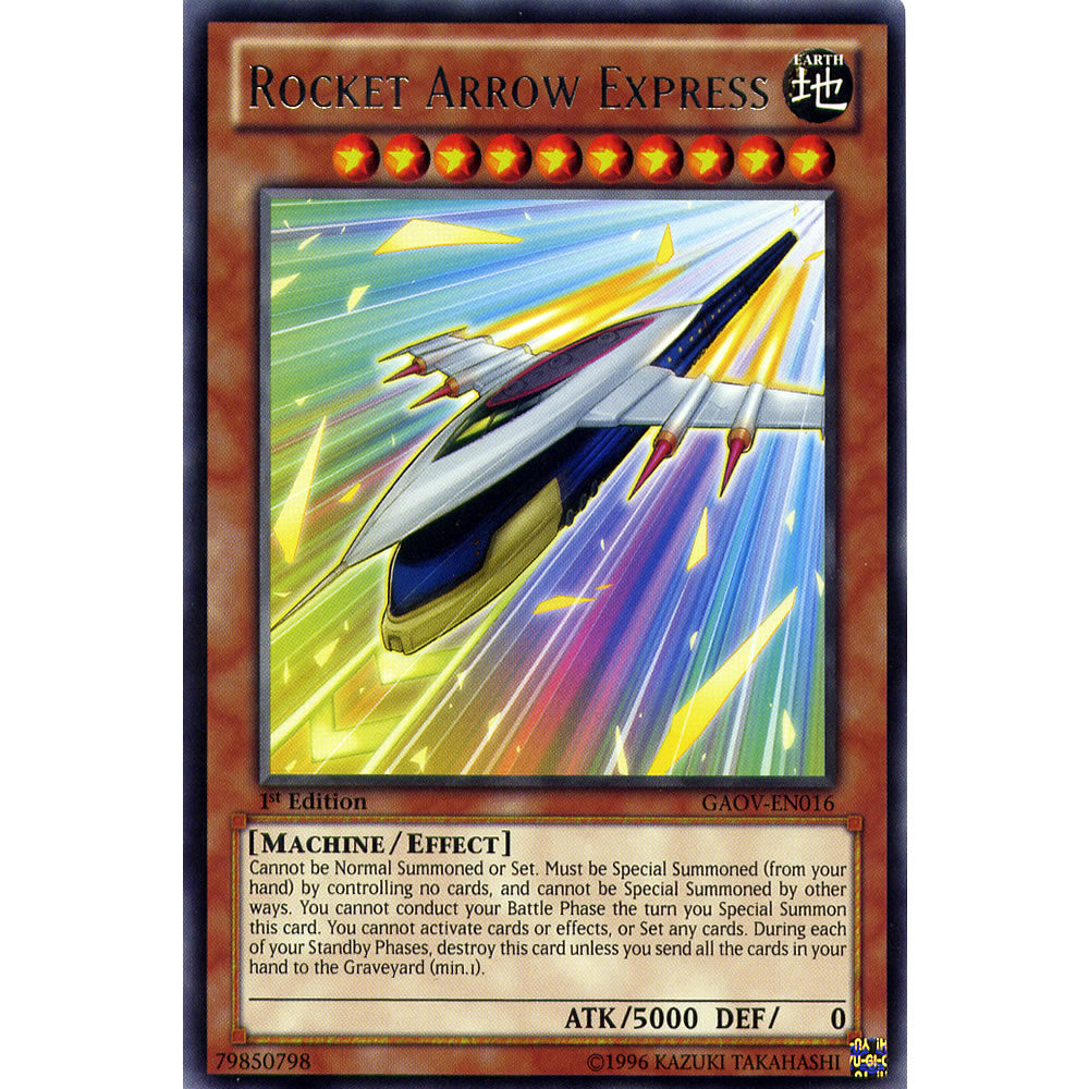 Rocket Arrow Express GAOV-EN016 Yu-Gi-Oh! Card from the Galactic Overlord Set