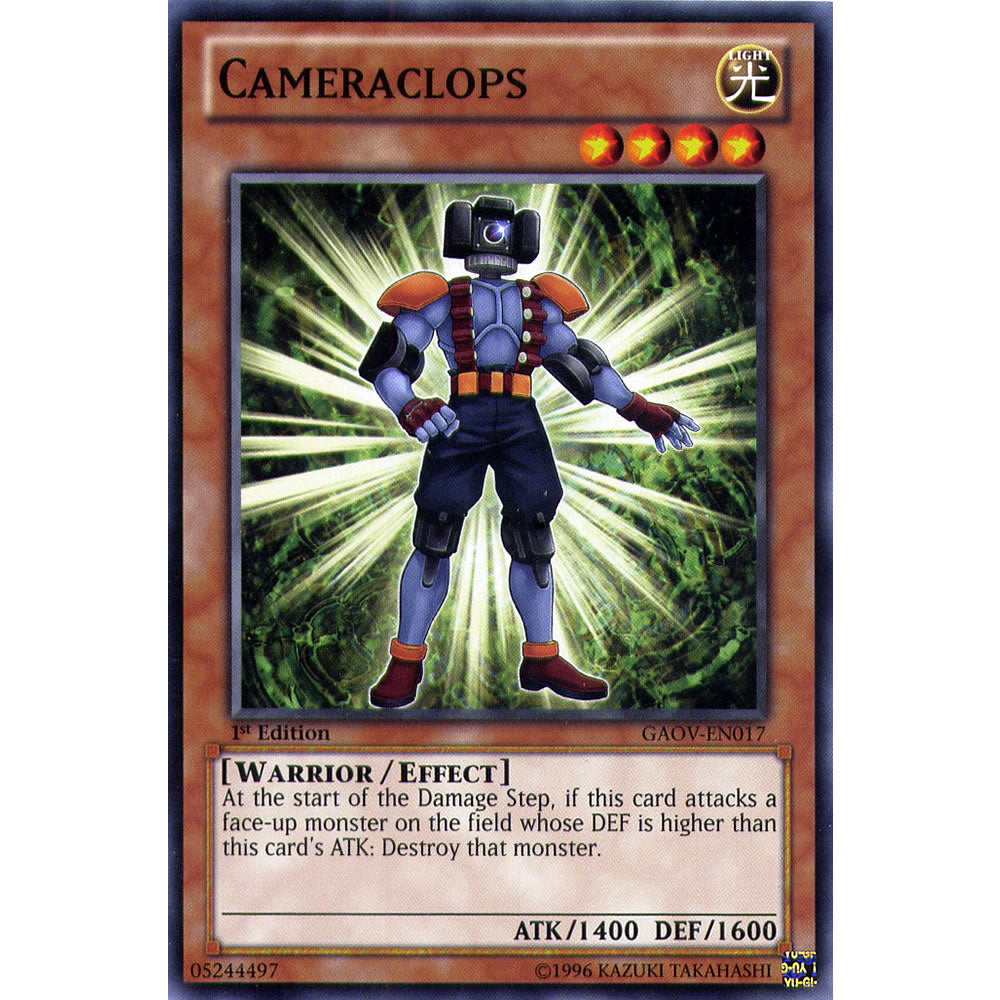 Cameraclops GAOV-EN017 Yu-Gi-Oh! Card from the Galactic Overlord Set