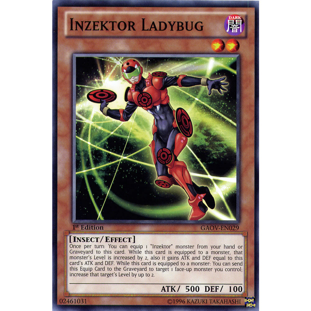 Inzektor Ladybug GAOV-EN029 Yu-Gi-Oh! Card from the Galactic Overlord Set