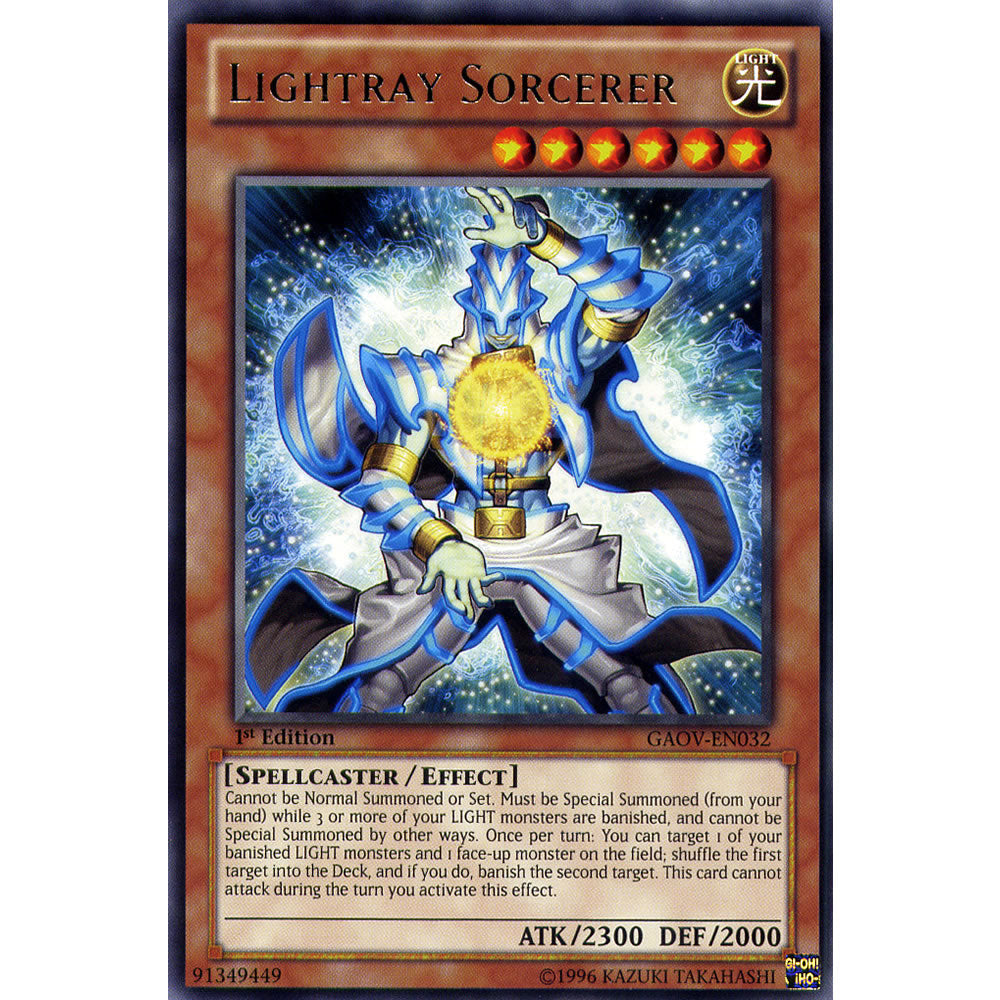 Lightray Sorcerer GAOV-EN032 Yu-Gi-Oh! Card from the Galactic Overlord Set